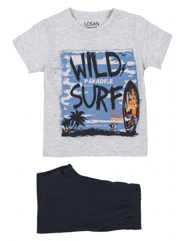 CONJUNTO CAMISETA MANGA CORTA Y BERMUDA
