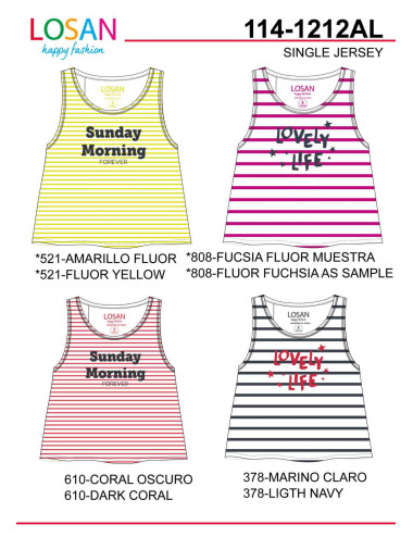 CAMISETA SIN MANGAS CON ESTAMPADO