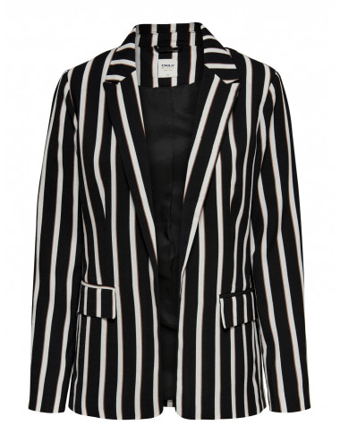 ONLIDA-ANN L/S STRIPE BLAZER CC TLR